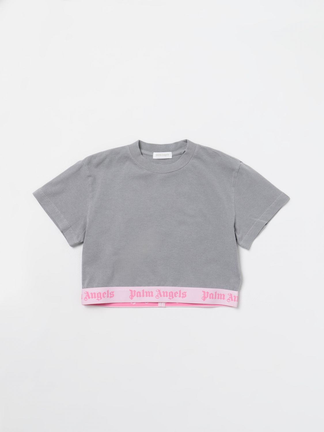 Shop Palm Angels T-shirt  Kids Kids Color Grey