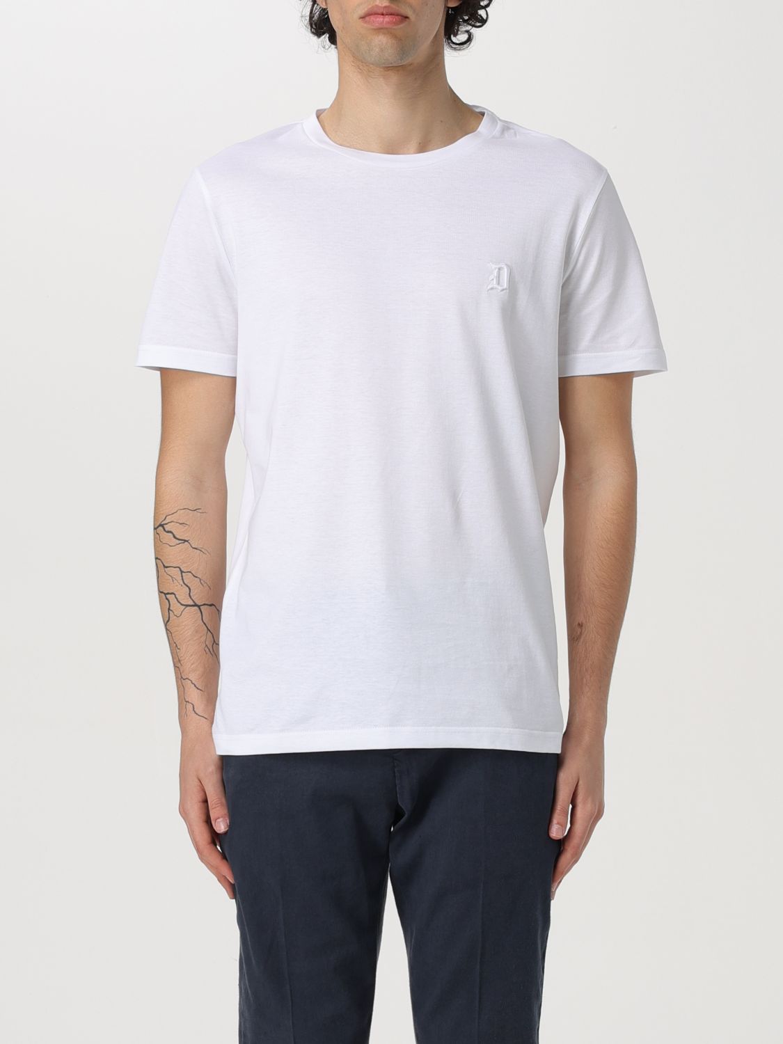 Shop Dondup T-shirt  Men Color White
