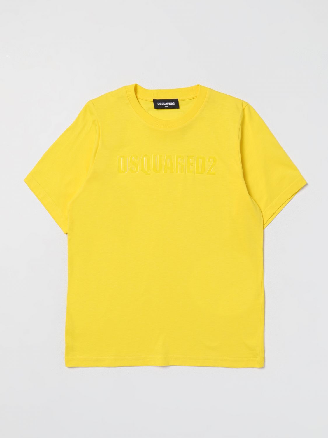 Shop Dsquared2 Junior T-shirt Dsquared2 Kids Color Yellow