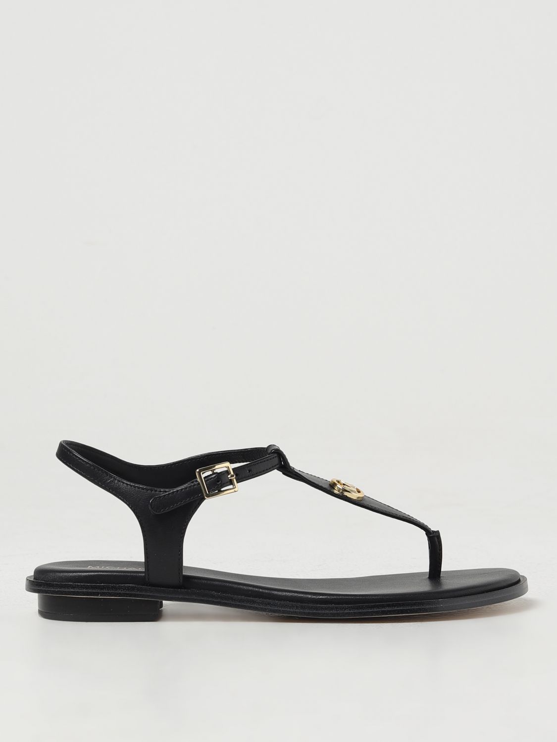 Shop Michael Kors Flat Sandals  Woman Color Black