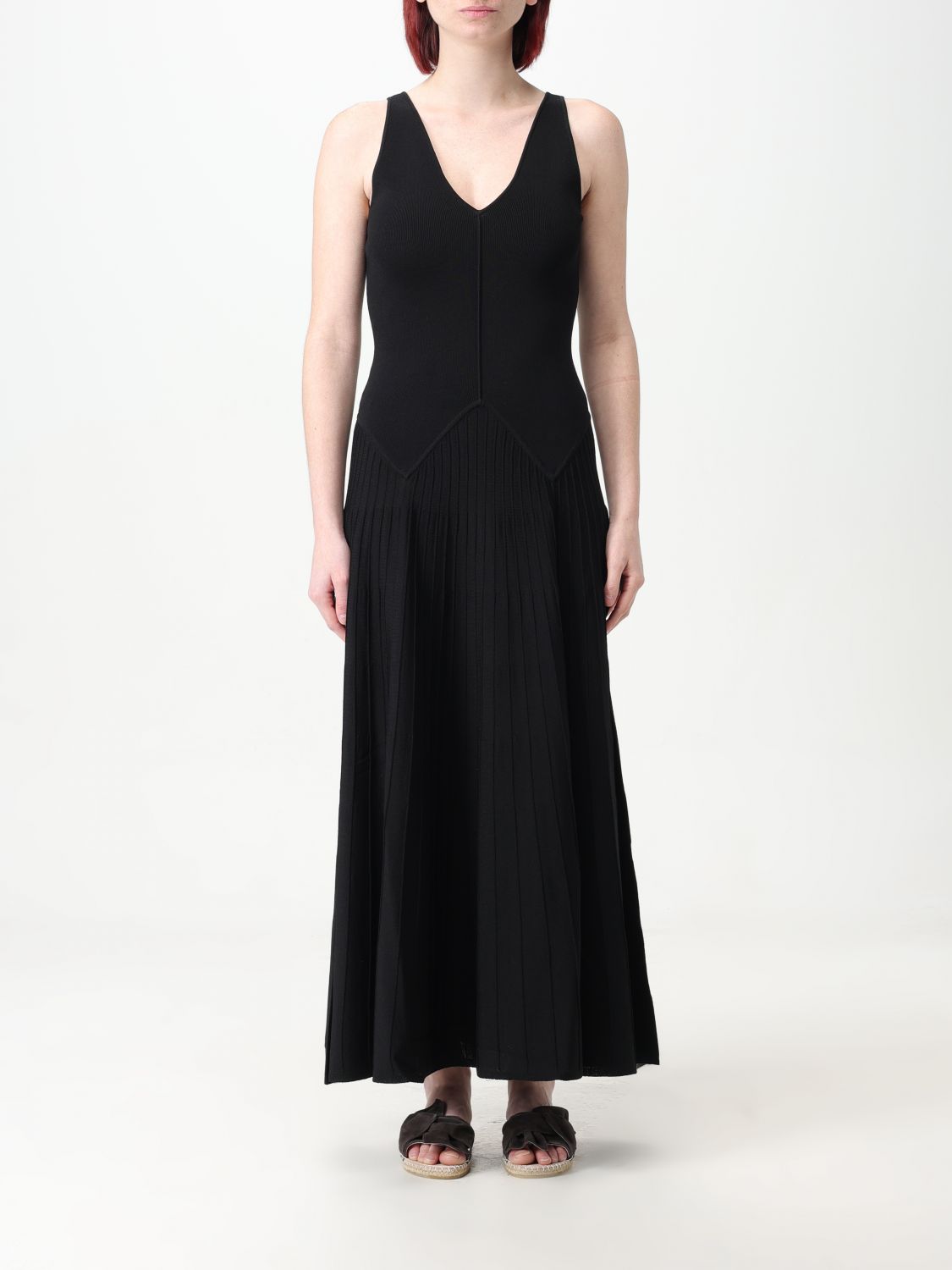Twinset Dress  Woman Colour Black In 黑色
