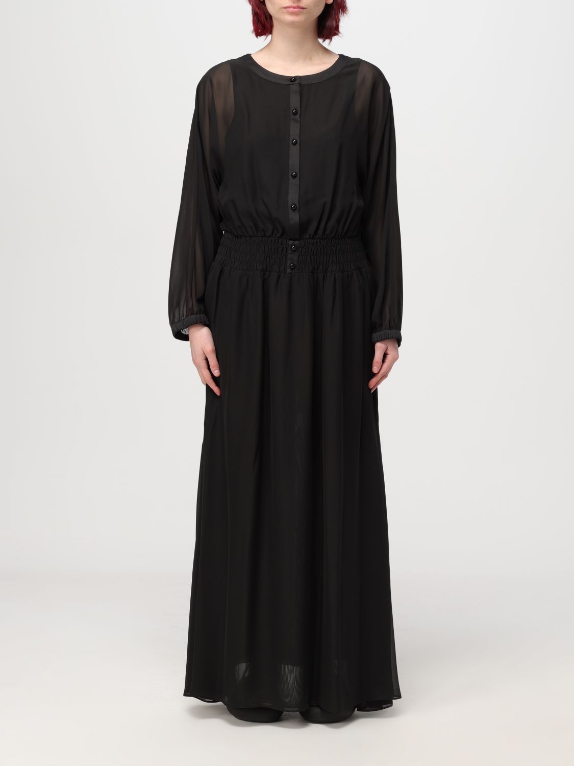 Shop Emporio Armani Dress  Woman Color Black