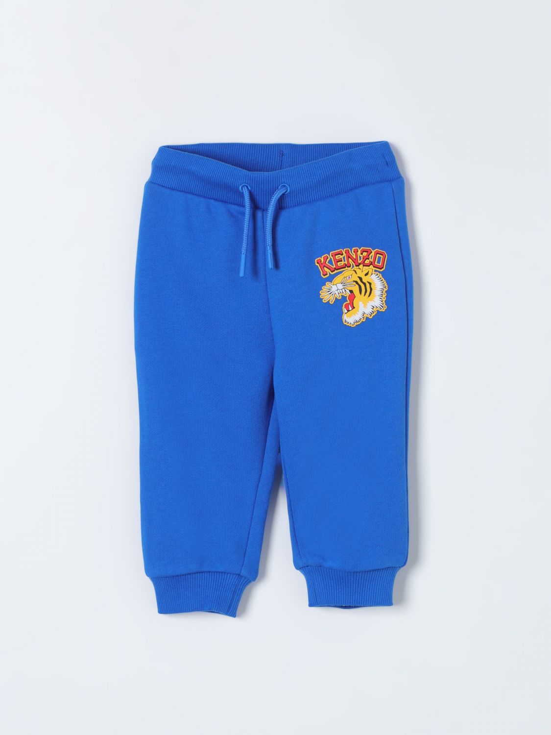 Shop Kenzo Pants  Kids Kids Color Blue