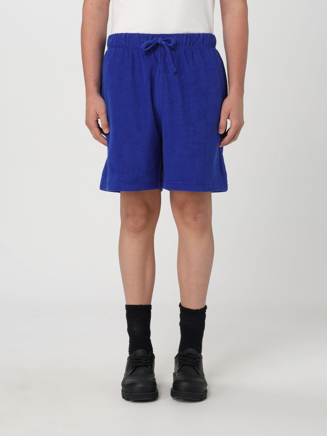 Shop Burberry Short  Men Color Blue