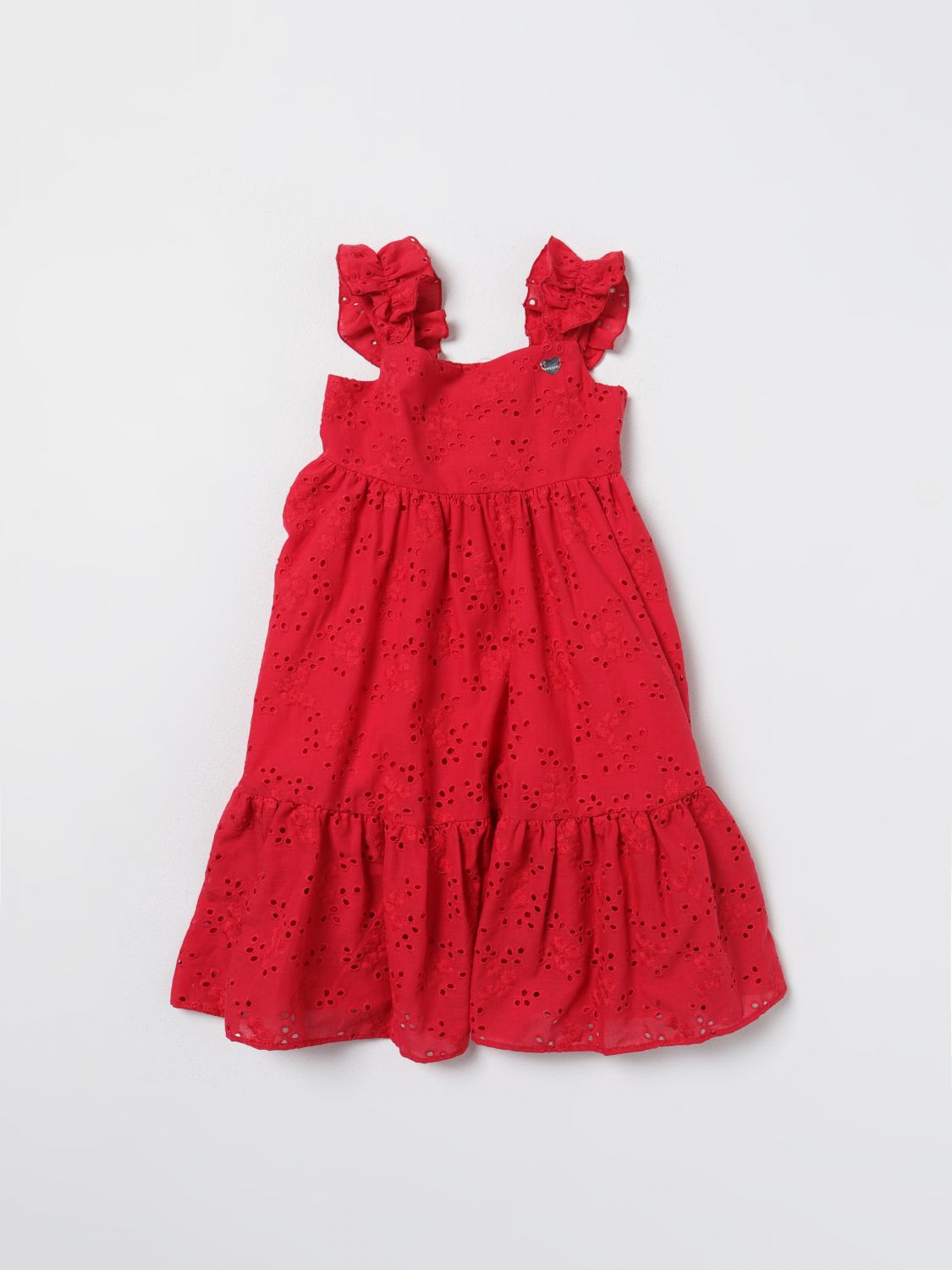 Shop Monnalisa Dress  Kids Color Red