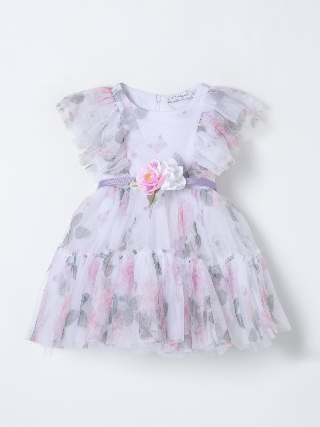 Shop Monnalisa Dress  Kids Color White