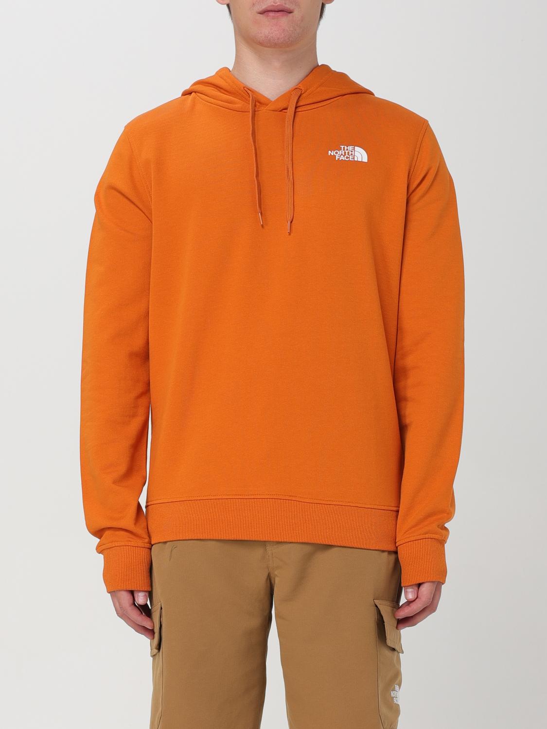 Shop The North Face Sweatshirt  Men Color Orange