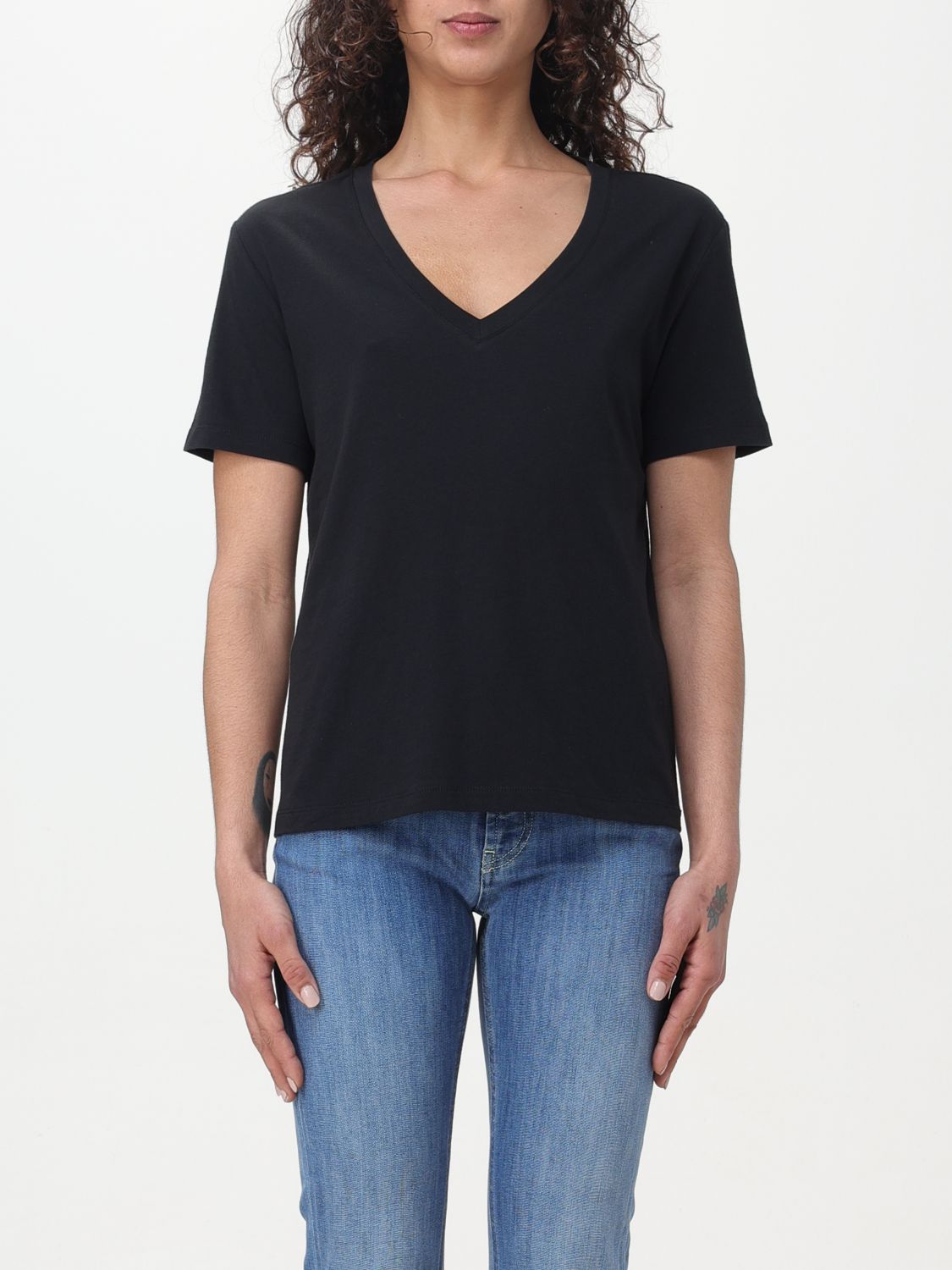 Shop Allude T-shirt  Woman Color Black
