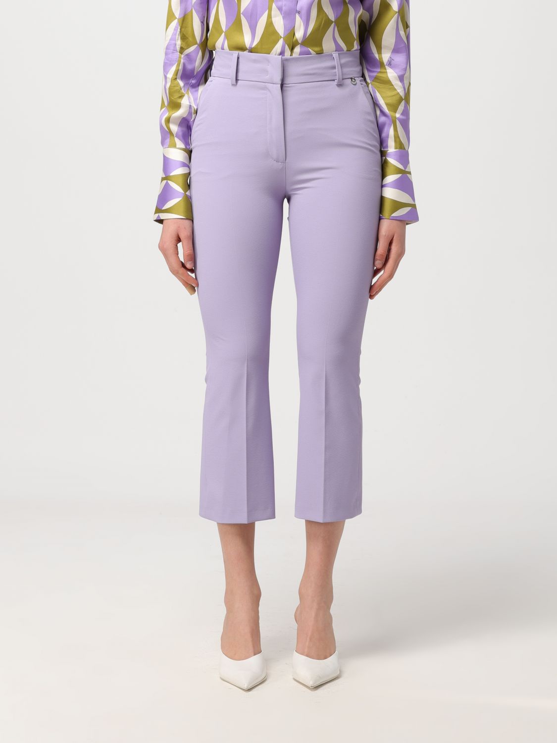 Liu •jo Pants Liu Jo Woman Color Violet