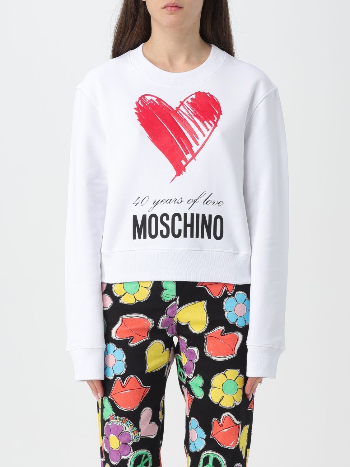 Moschino Couture Sweatshirt  Woman Color White