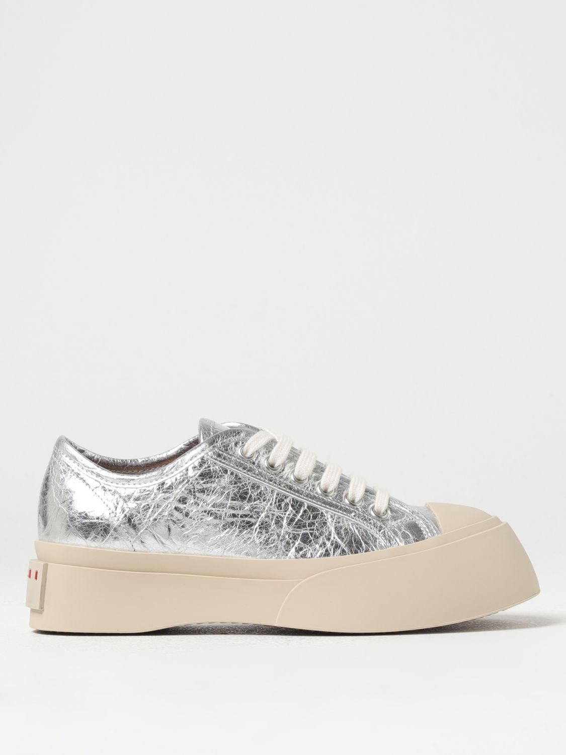 Shop Marni Sneakers  Woman Color Silver
