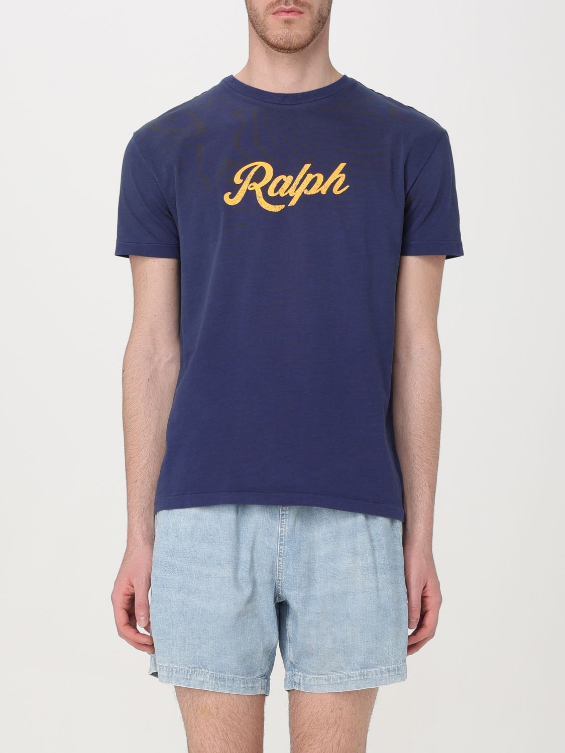 Shop Polo Ralph Lauren T-shirt  Men Color Blue