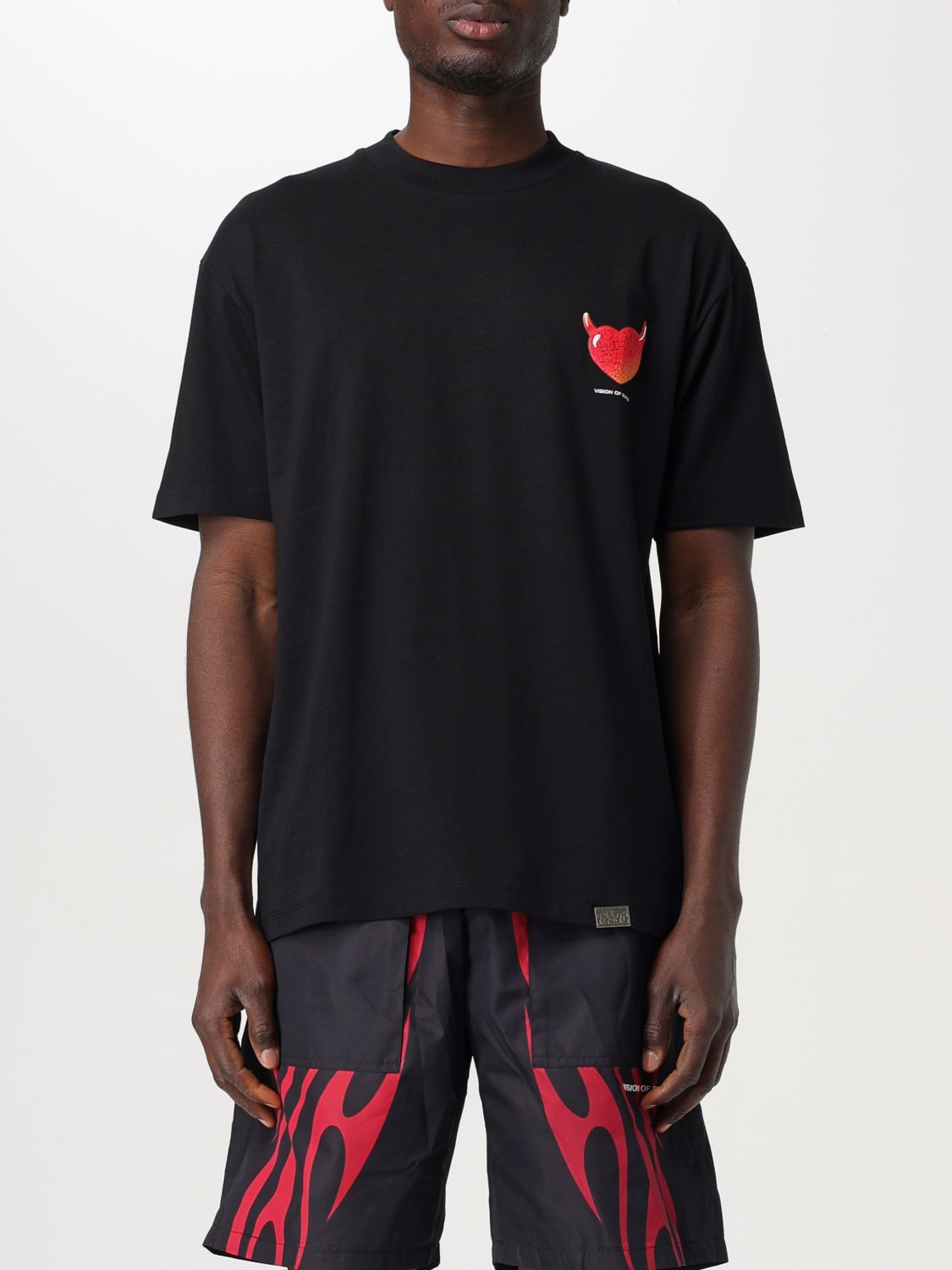 Shop Vision Of Super T-shirt  Men Color Black