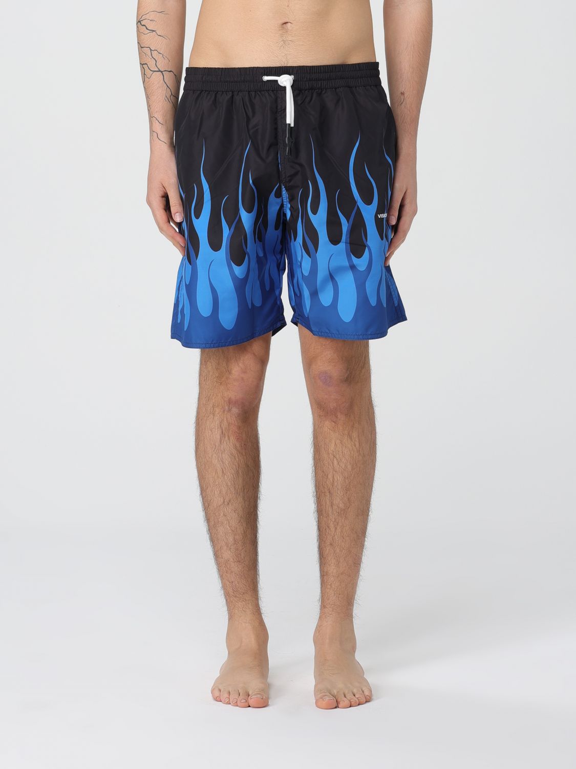 Shop Vision Of Super Swimsuit  Men Color Blue
