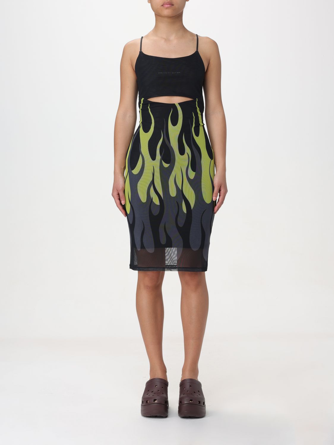 Shop Vision Of Super Dress  Woman Color Black