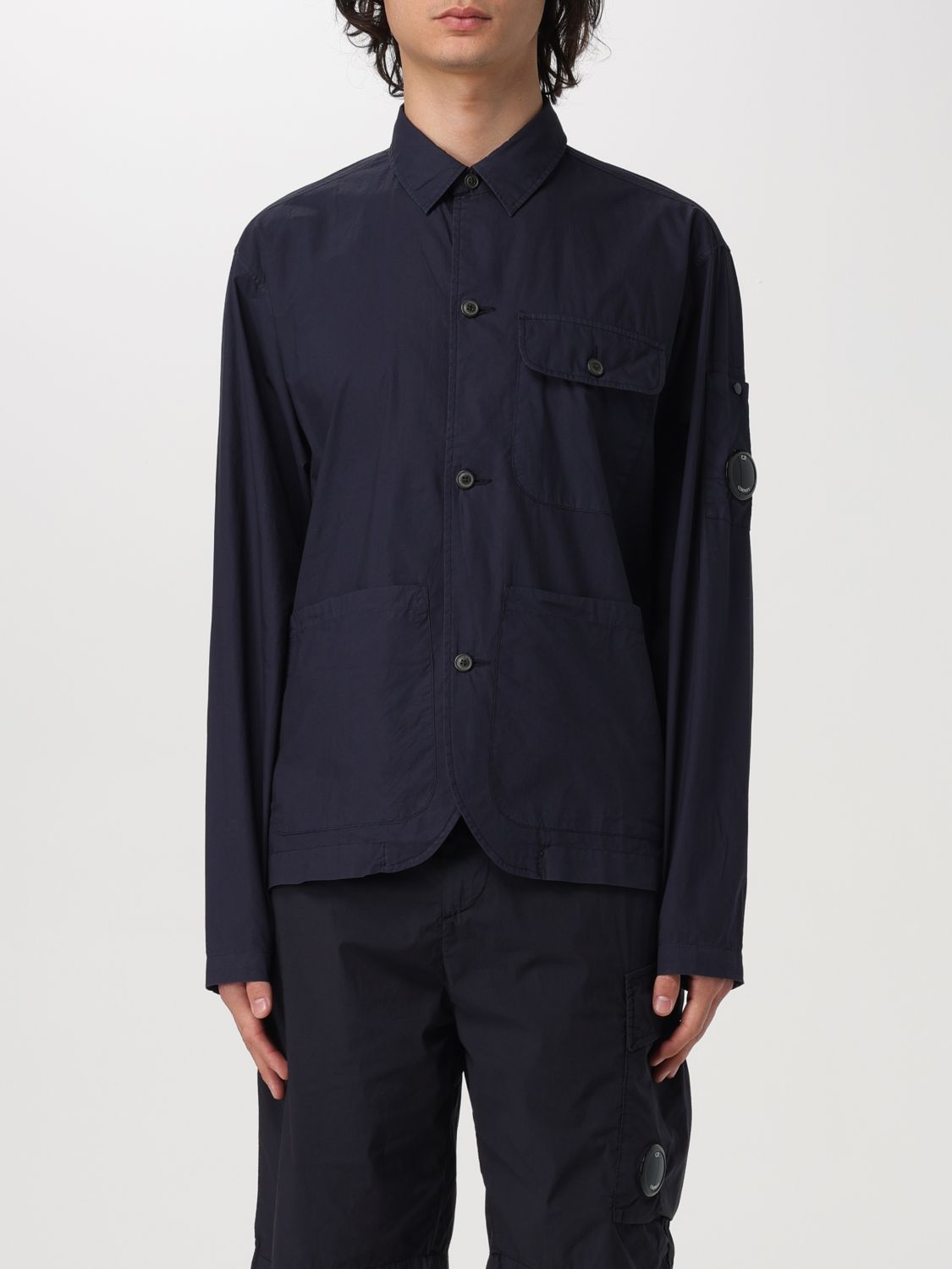 Shop C.p. Company Shirt  Men Color Blue