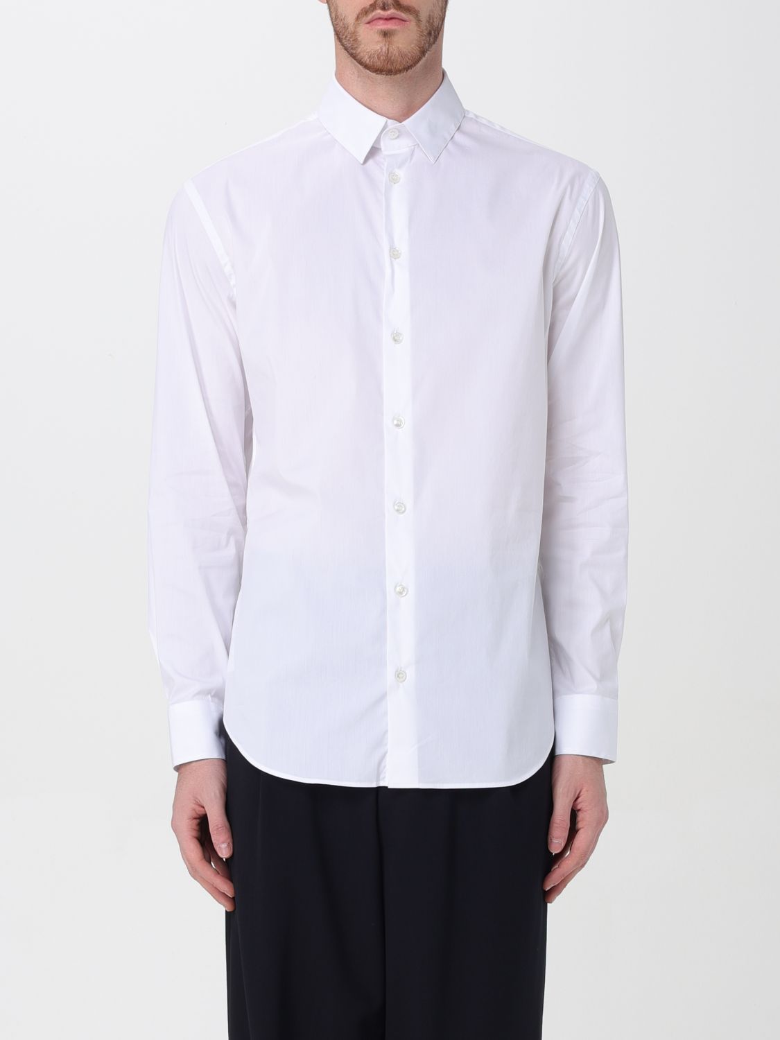 Giorgio Armani Shirt  Men Colour White In 白色