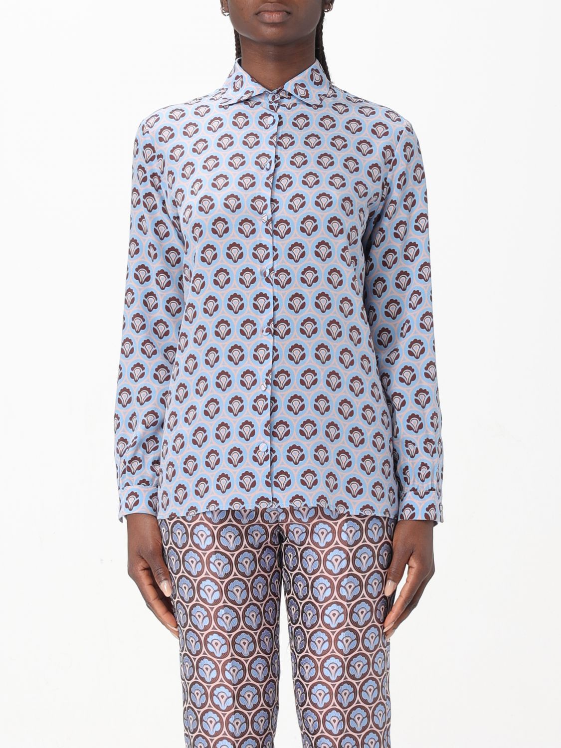 Etro Shirt  Woman Color Gnawed Blue