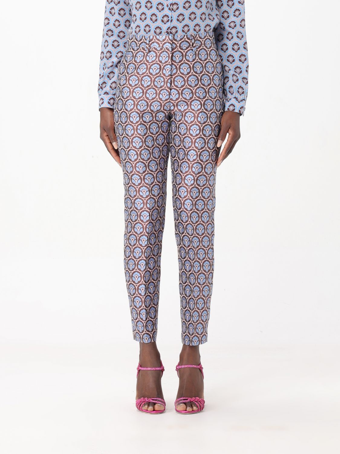 Etro Pants  Woman Color Gnawed Blue