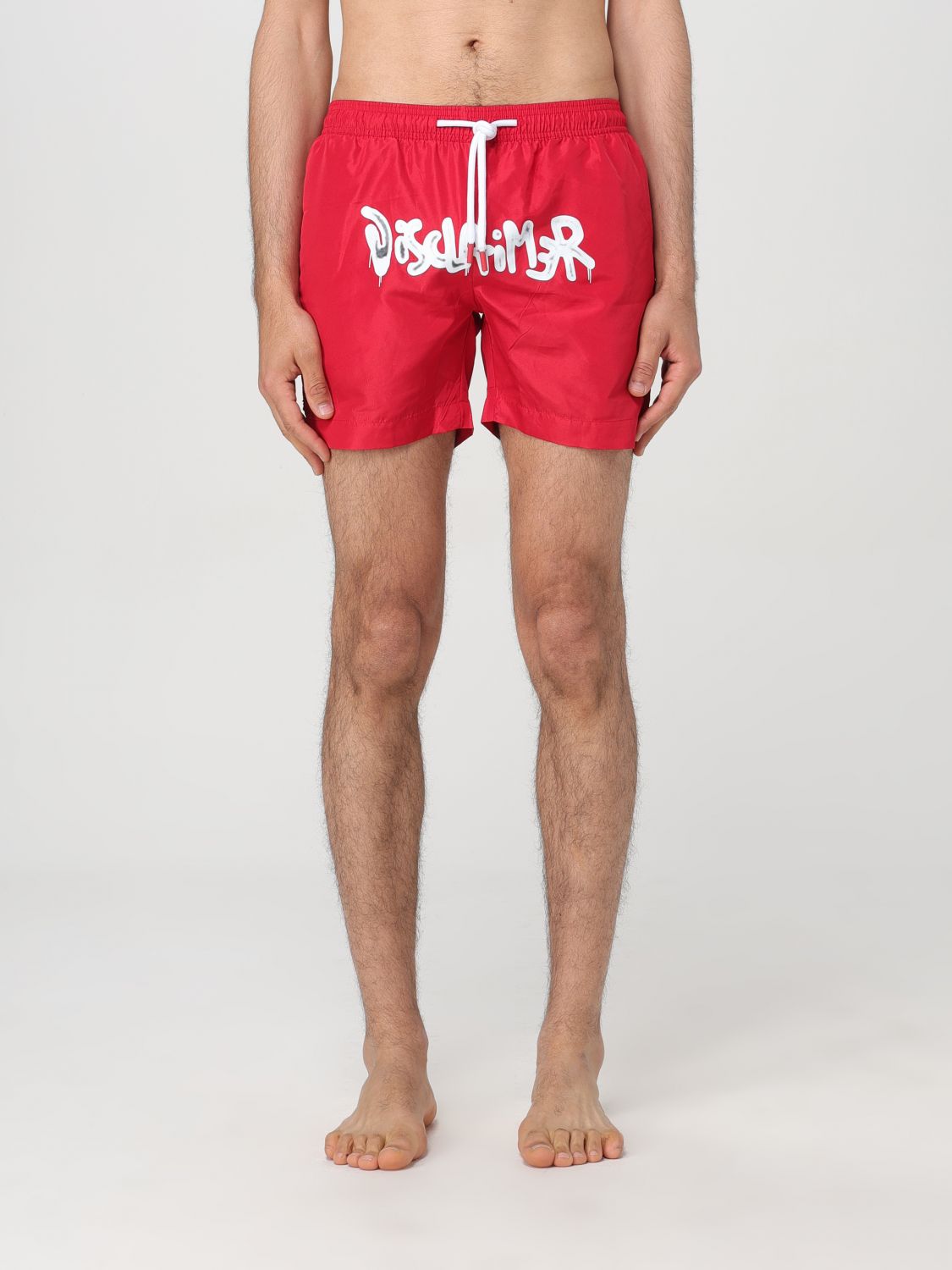 Disclaimer Swimsuit  Men Color Red