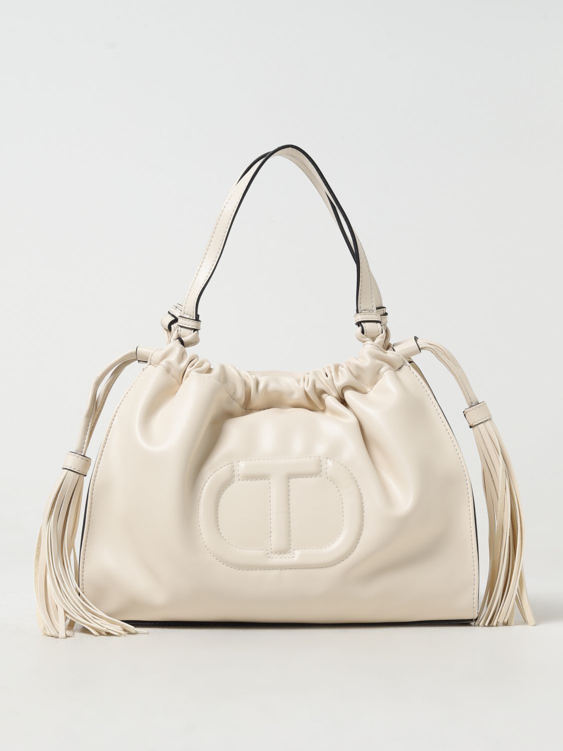 Shop Twinset Shoulder Bag  Woman Color Cream