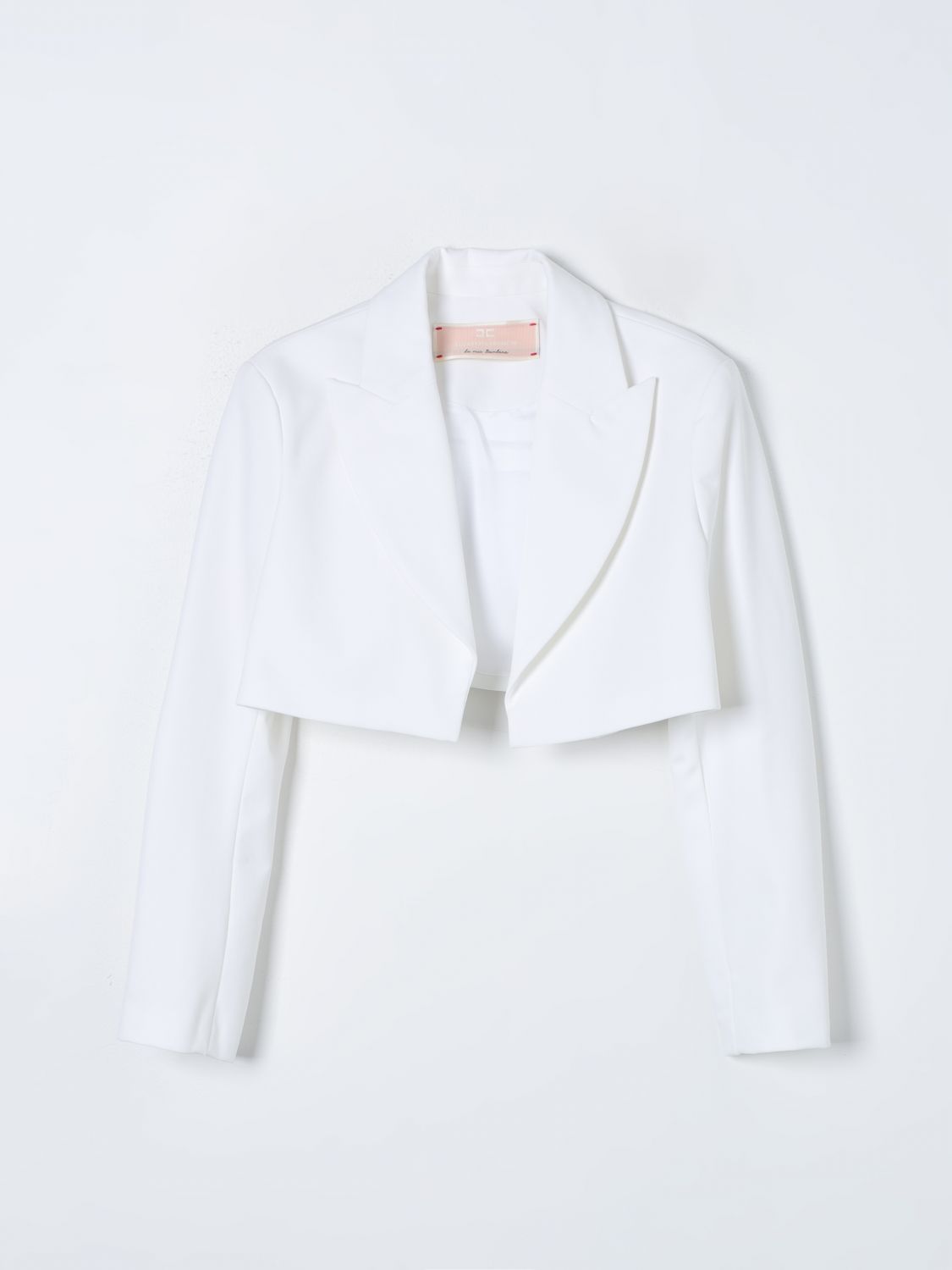 Elisabetta Franchi La Mia Bambina Jacket Kids Color Yellow Cream In Yellow Cream