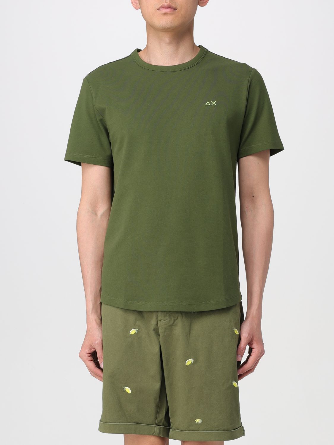 Sun 68 T-shirt  Men Color Green