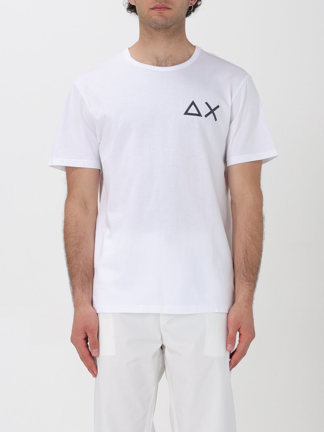 Shop Sun 68 T-shirt  Men Color White