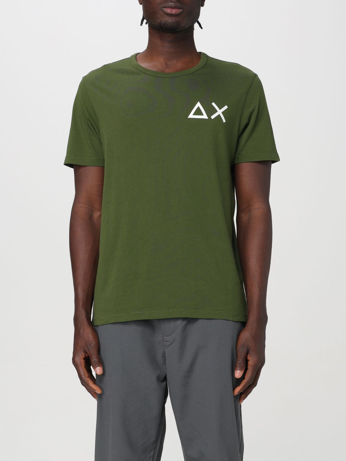 T恤 SUN 68 男士 颜色 绿色
