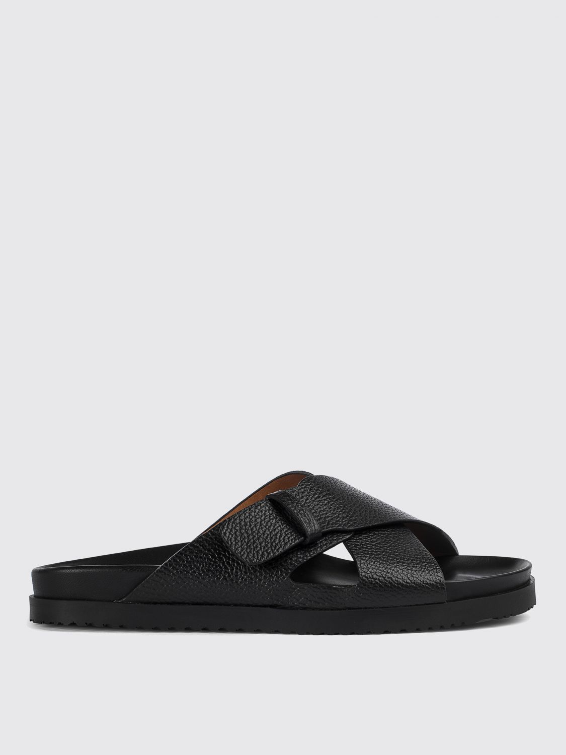 Shop Doucal's Sandals  Men Color Black