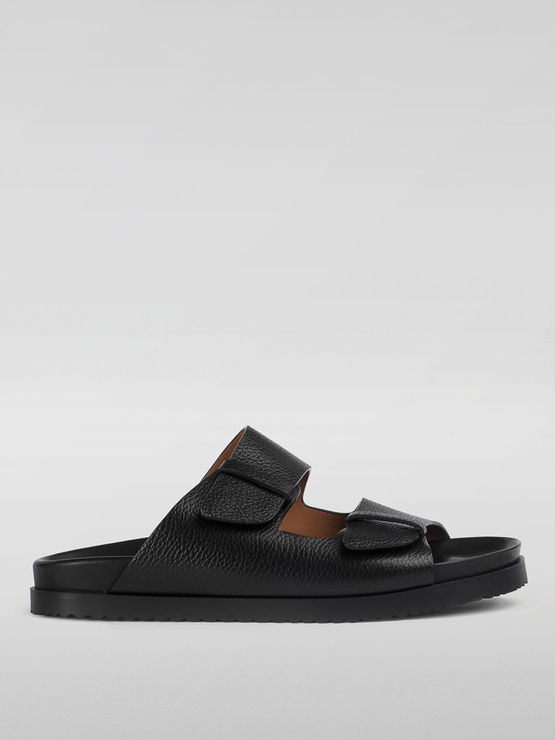 Shop Doucal's Sandals  Men Color Black