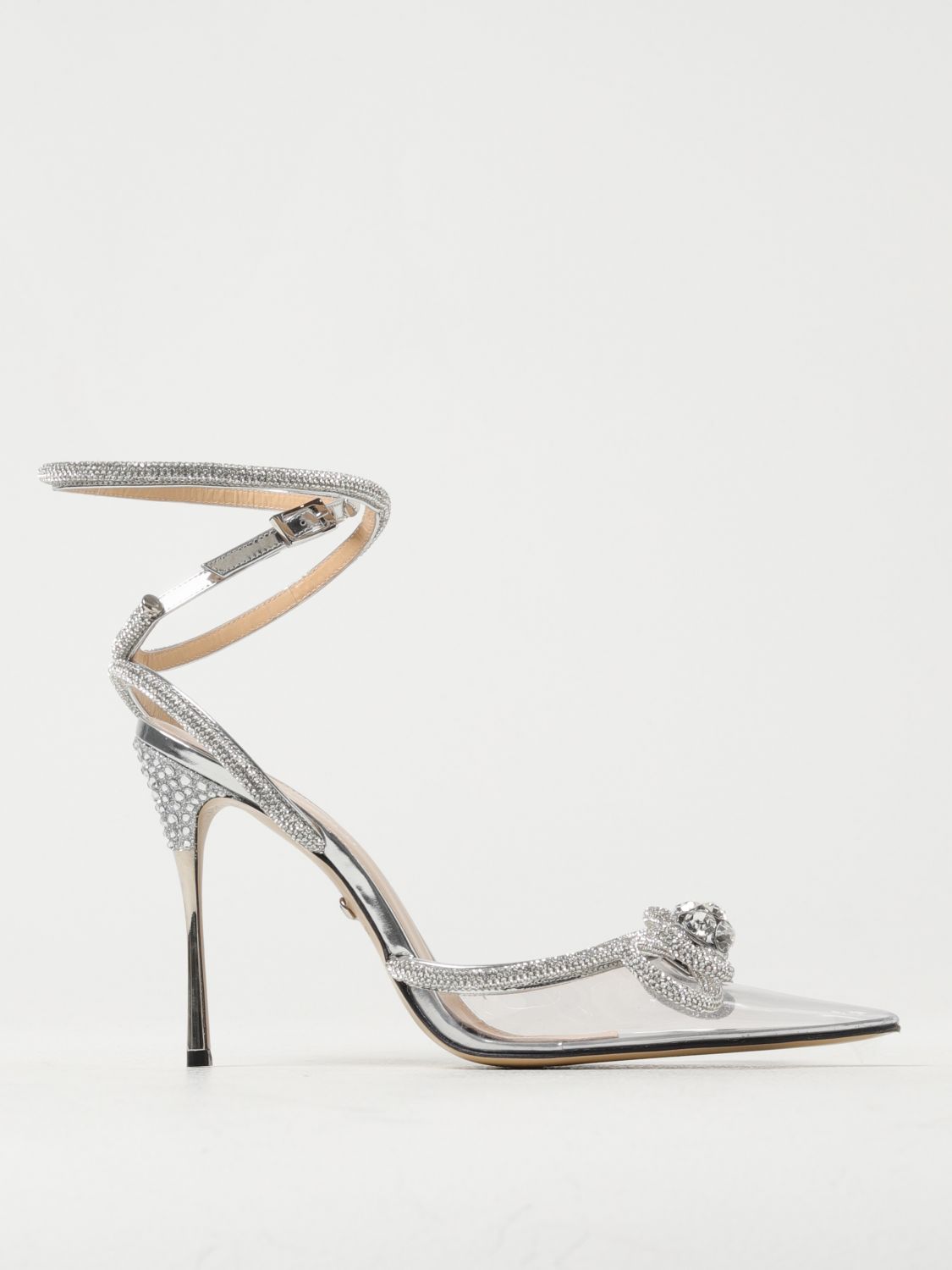 Mach & Mach High Heel Shoes  Woman Color Silver In 银色