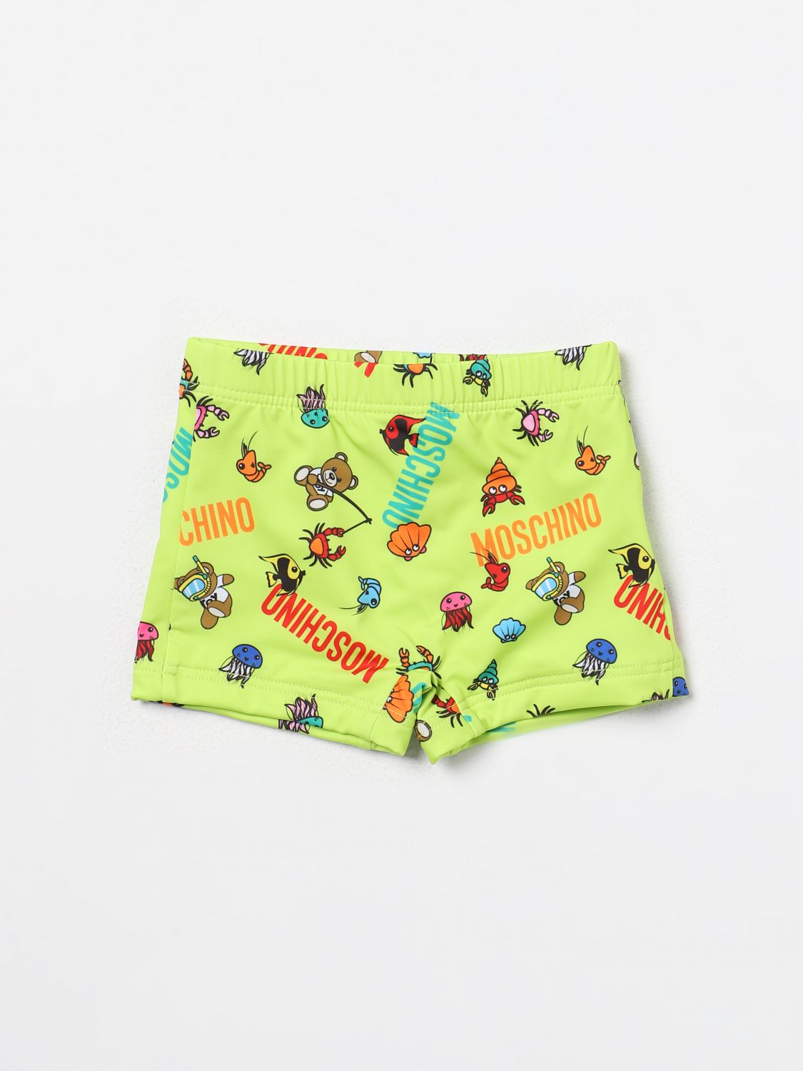 Moschino Baby Swimsuit  Kids Color Lime