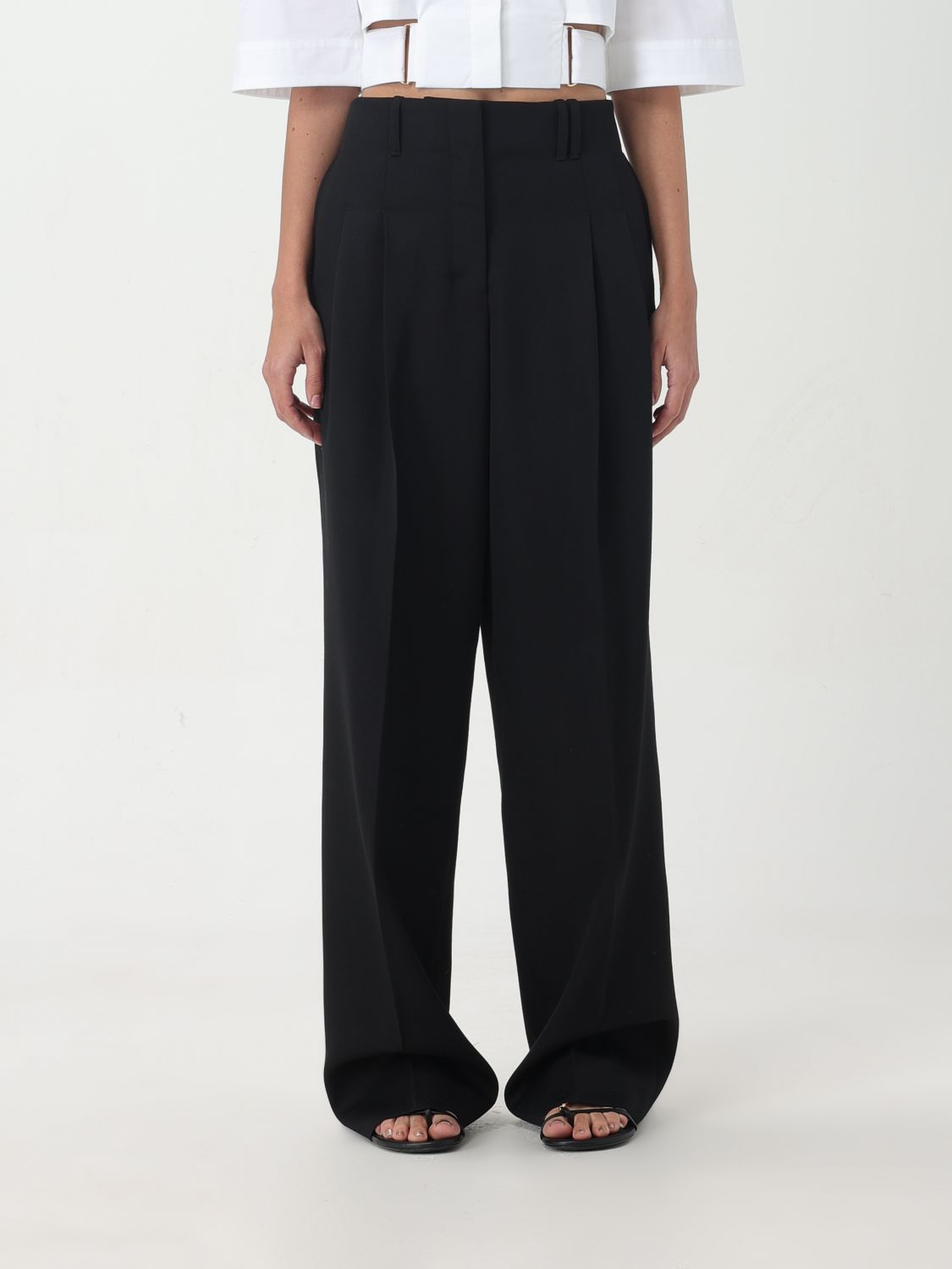 Shop Jacquemus Pants  Woman Color Black