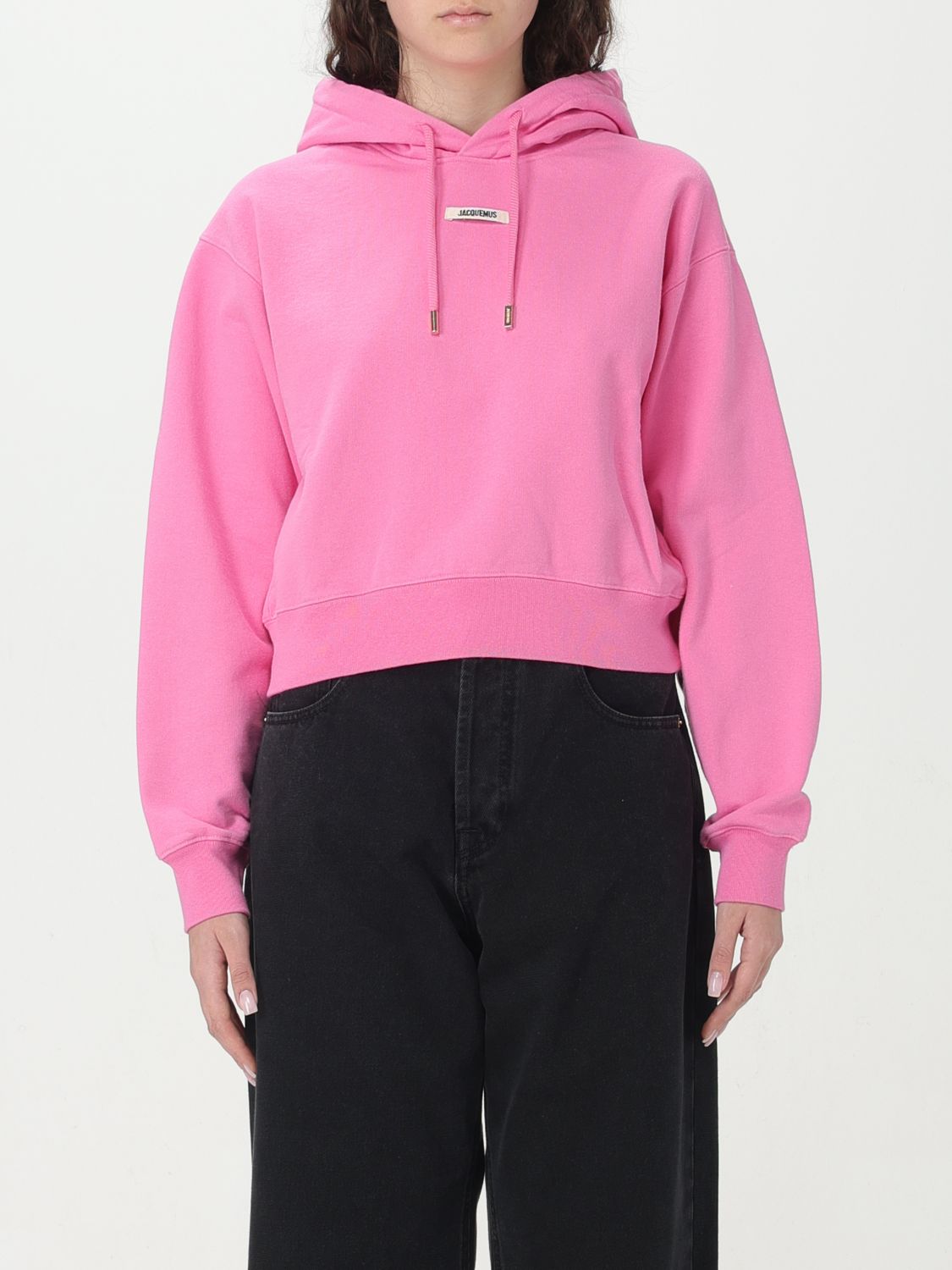 Shop Jacquemus Sweatshirt  Woman Color Pink