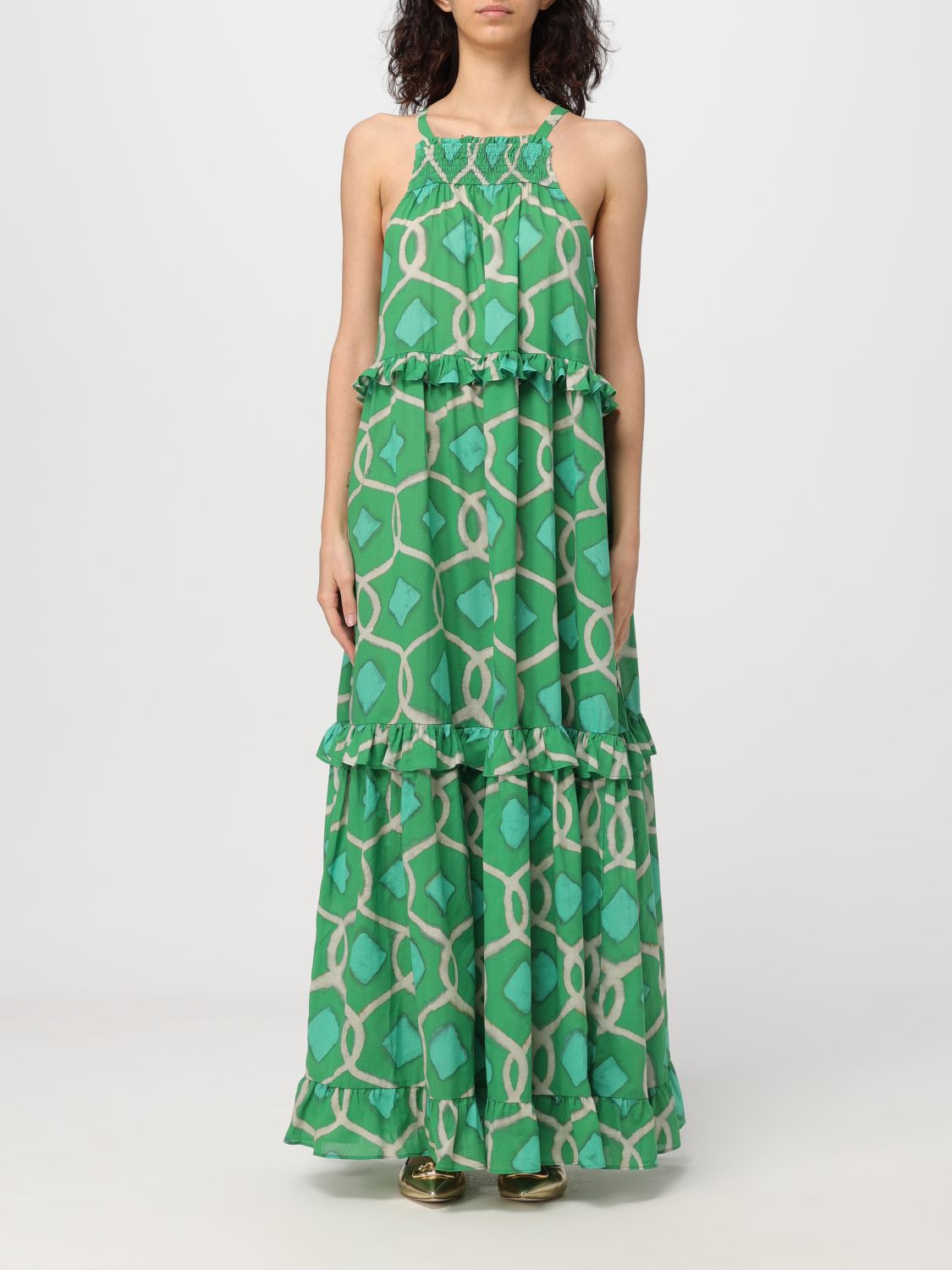 Shop Actitude Twinset Dress  Woman Color Green