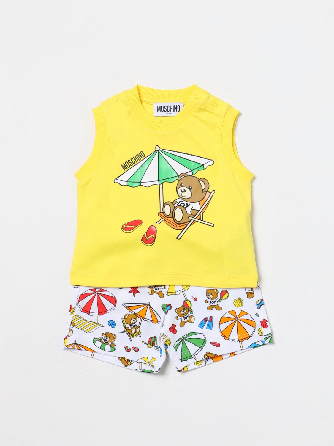 Moschino Baby Jumpsuit  Kids Color Yellow
