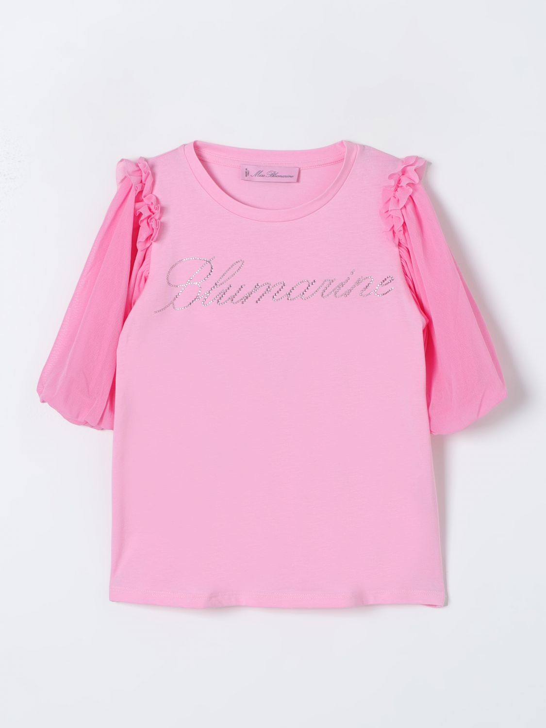 Shop Miss Blumarine T-shirt  Kids Color Pink