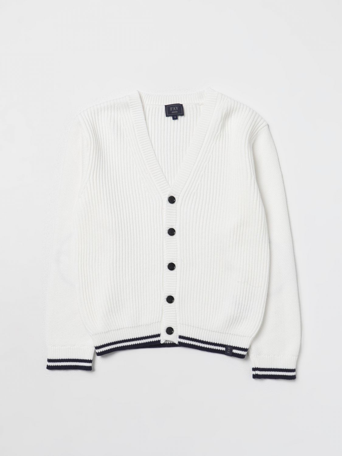 Shop Fay Junior Sweater  Kids Color Ivory