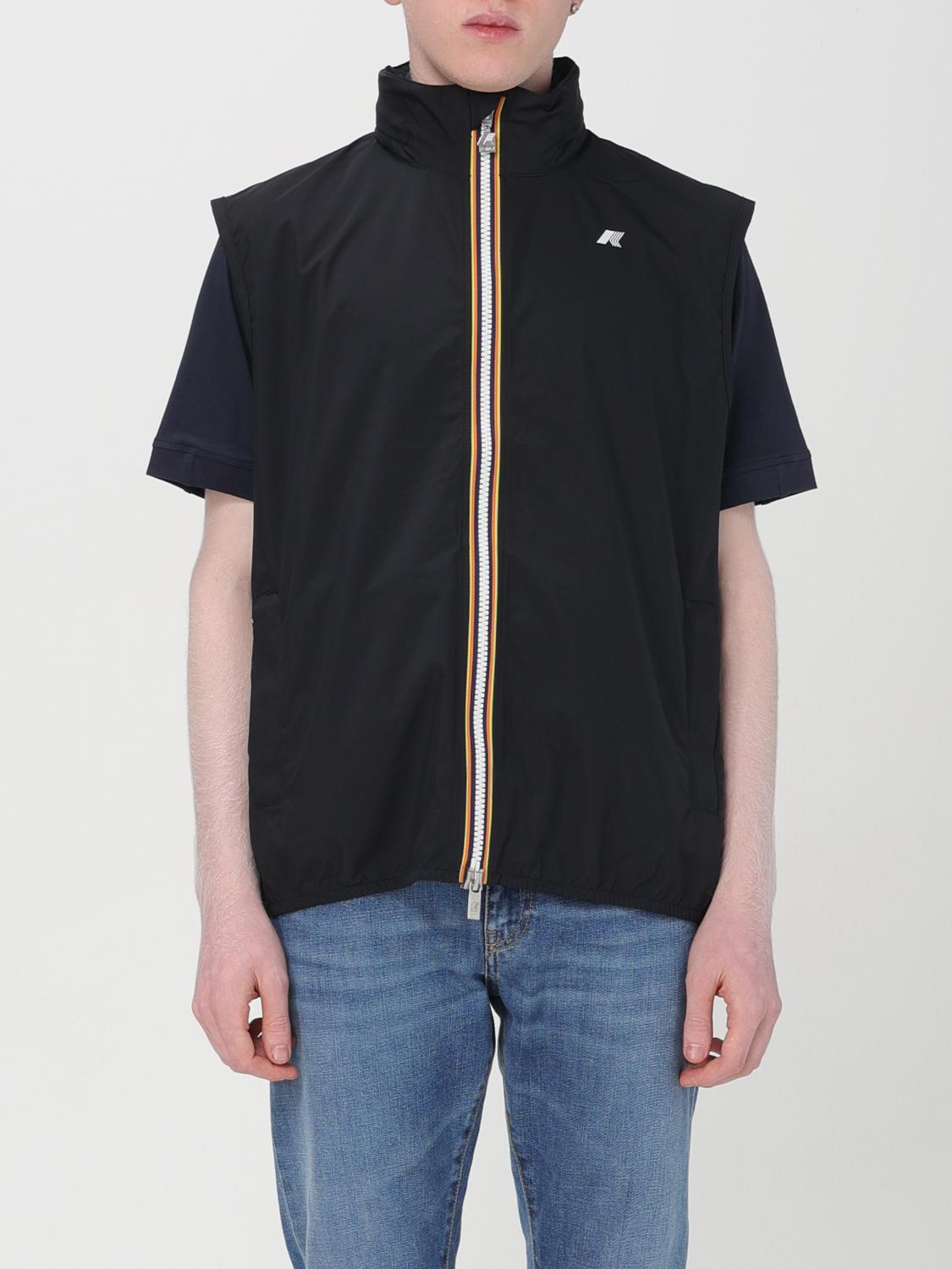 Suit Vest K-WAY Men color Black