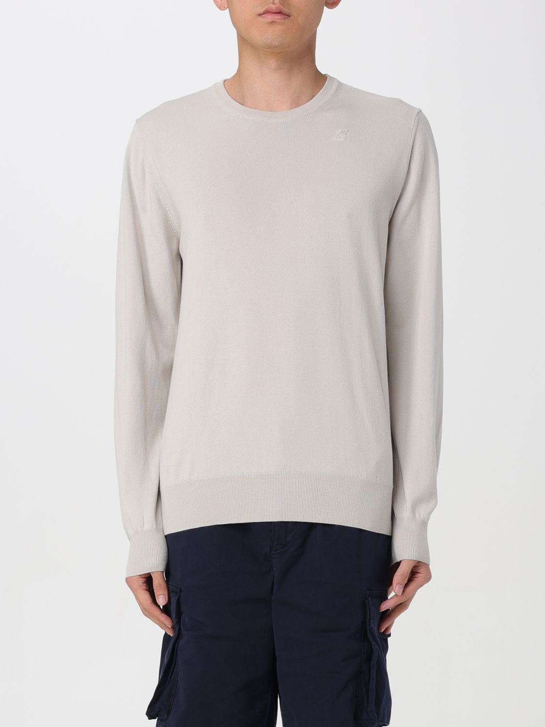 Shop K-way Sweater  Men Color Beige