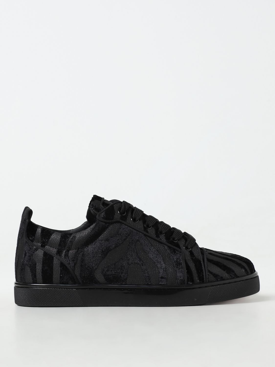 Shop Christian Louboutin Sneakers  Men Color Black