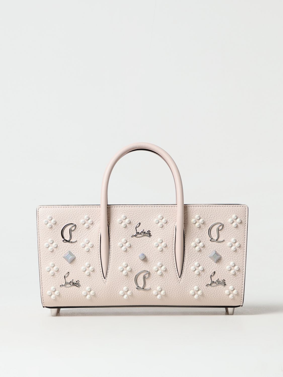 Shop Christian Louboutin Handbag  Woman Color Beige