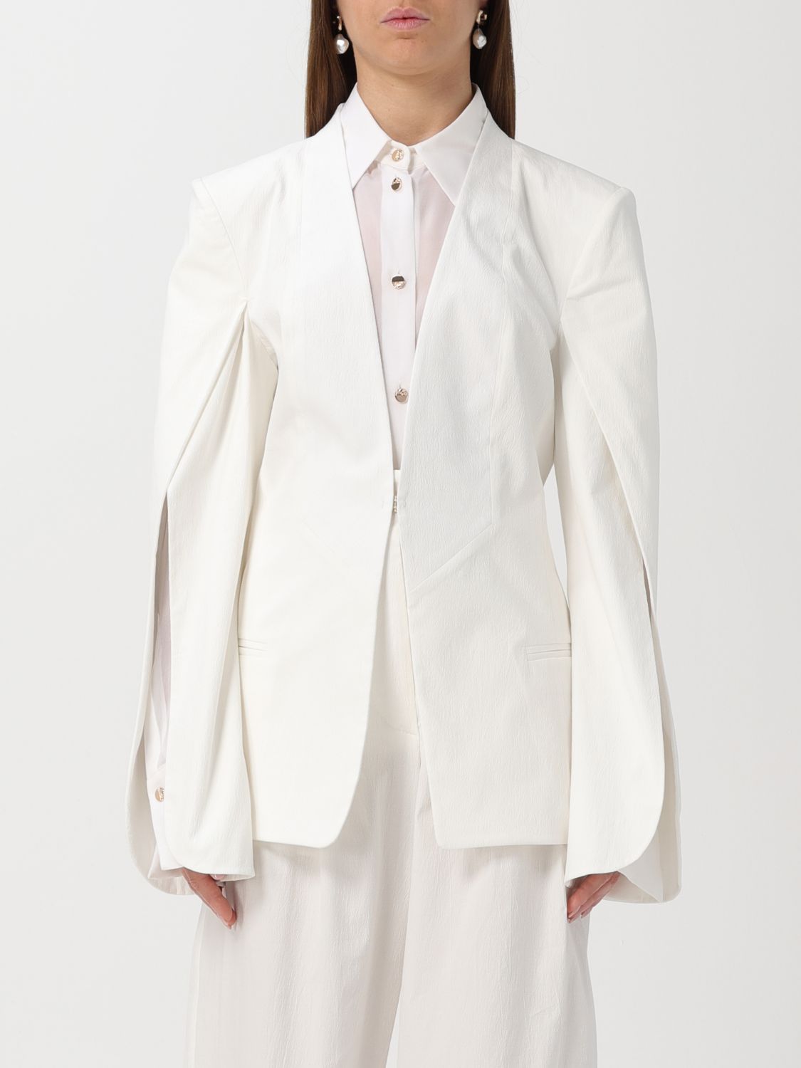 Shop Genny Jacket  Woman Color White