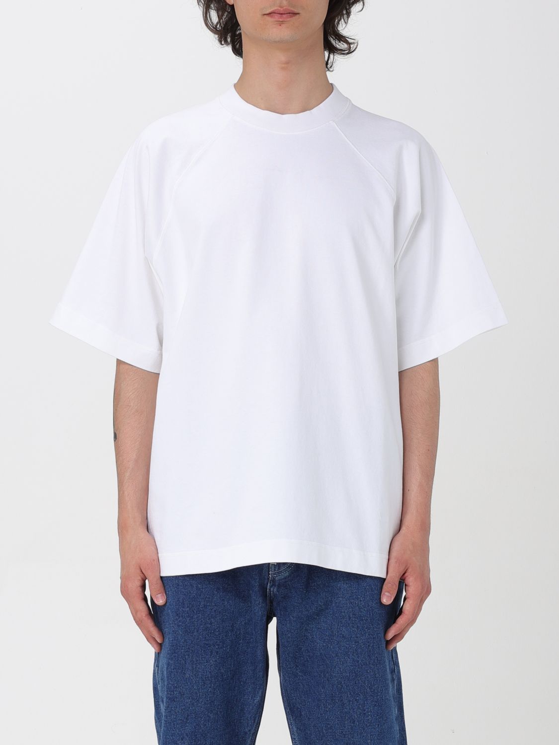 Studio Nicholson T-shirt  Men Colour White In 白色