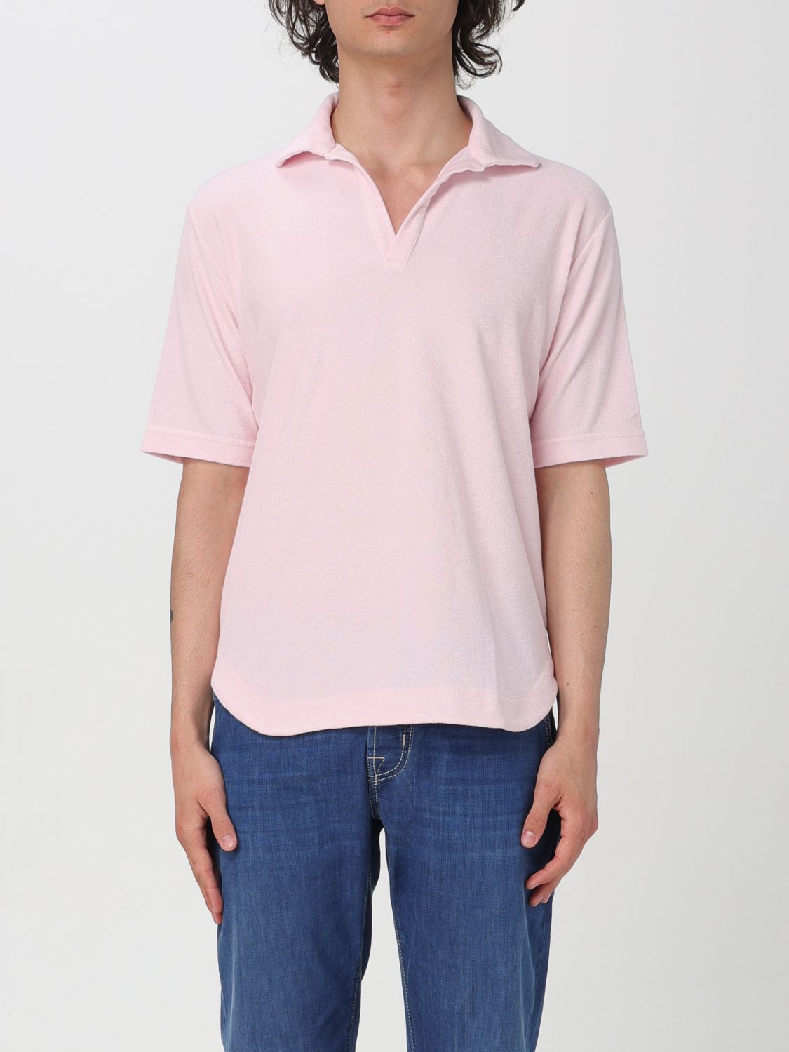 Doppiaa T-shirt  Men Colour Pink In 粉色