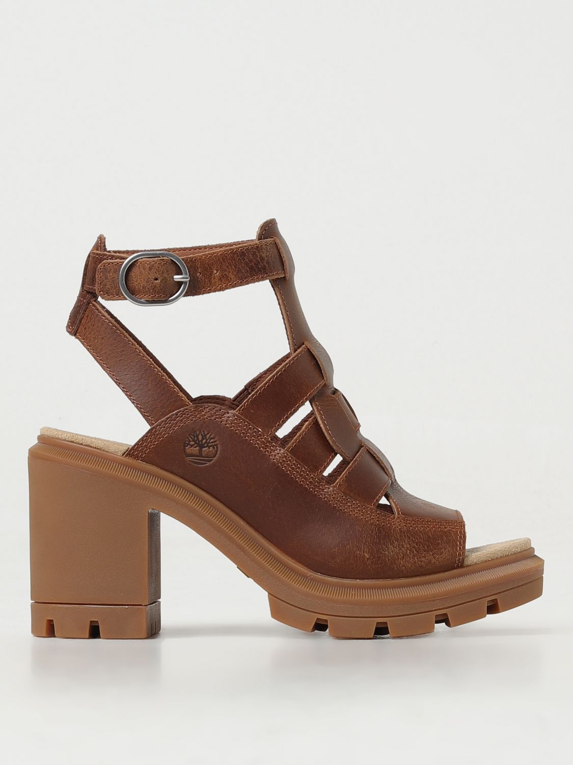 Shop Timberland Heeled Sandals  Woman Color Brown
