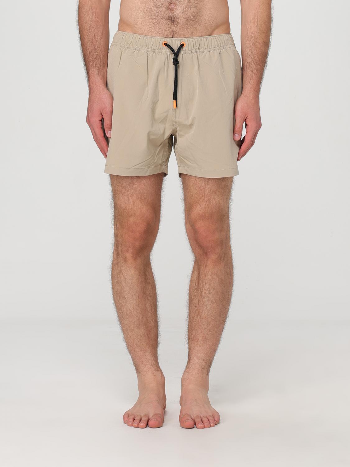 Save The Duck Swimsuit Men Color Beige In Beige