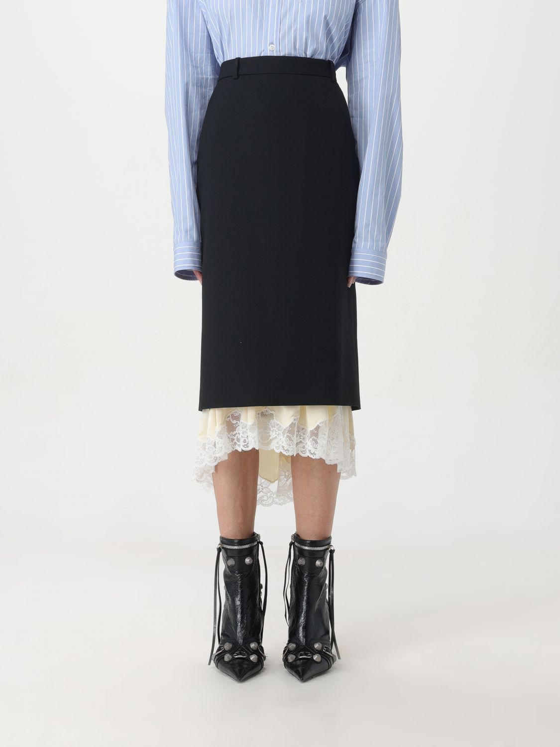 Shop Balenciaga Skirt  Woman Color Black