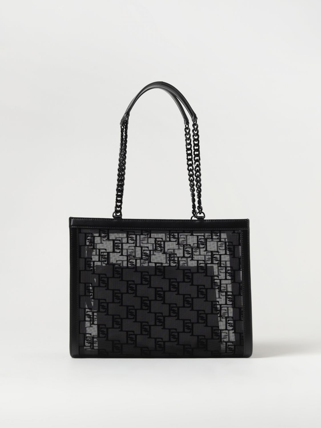 Shop Elisabetta Franchi Shoulder Bag  Woman Color Black